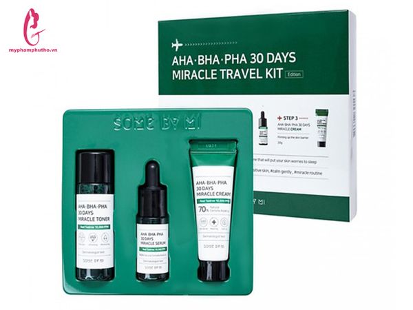 Set mini trị mụn Some By Mi AHA- BHA-PHA 30 Days 3 món