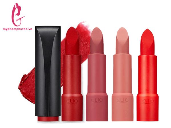 Son Thỏi Clio Matte Lipstick Rouge Heel Velvet