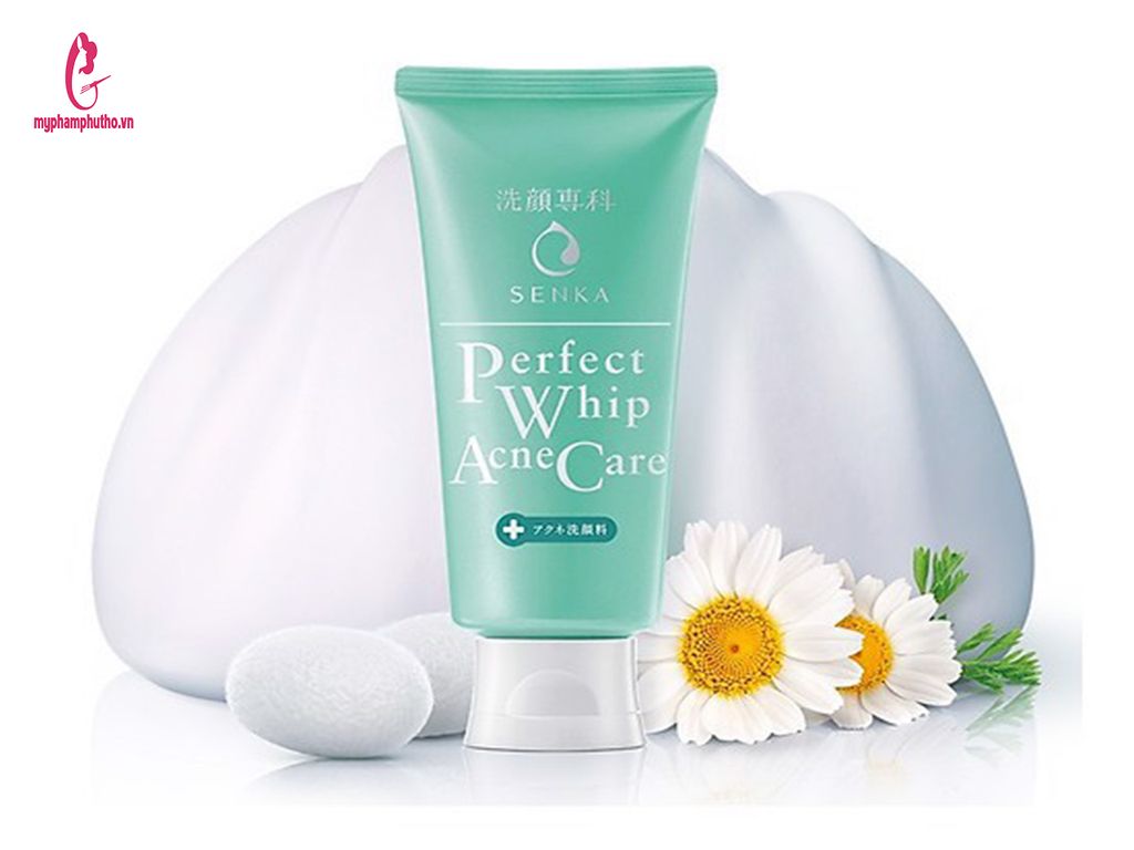 Sữa rửa mặt trị mụn Senka Perfect Whip Acne Care