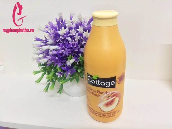 Sữa Tắm Dưỡng Trắng Da Cottage  Pháp 750ml