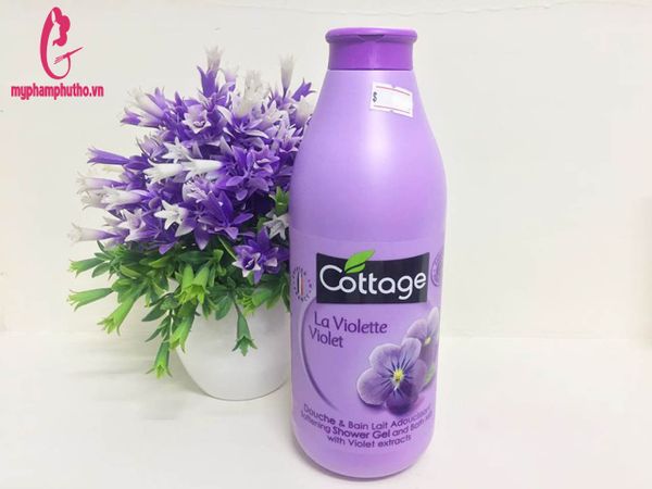 Sữa Tắm Dưỡng Trắng Da Cottage  Pháp 750ml