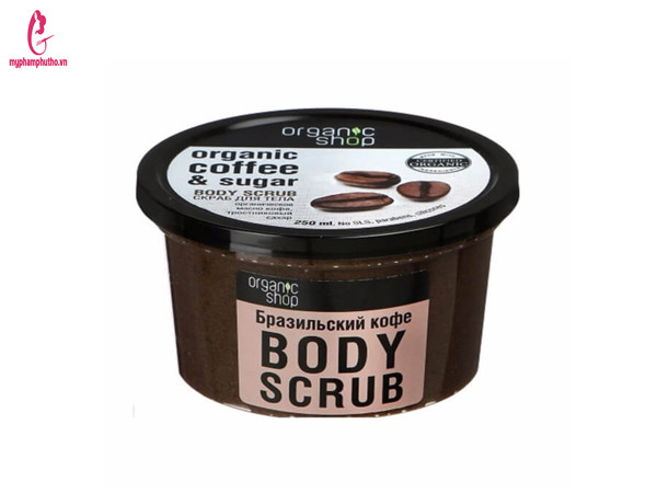 Tẩy da chết toàn thân Organic Coffee & Sugar Body Scrub