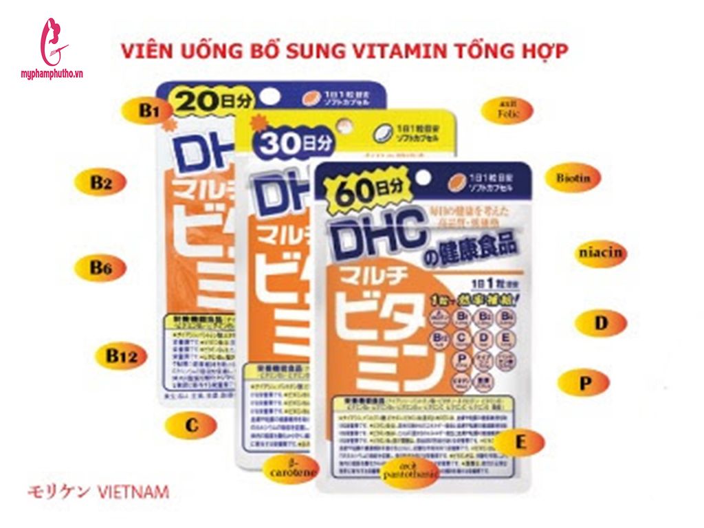 Thành phần Viên Vitamin Tổng Hợp DHC Nhật Bản