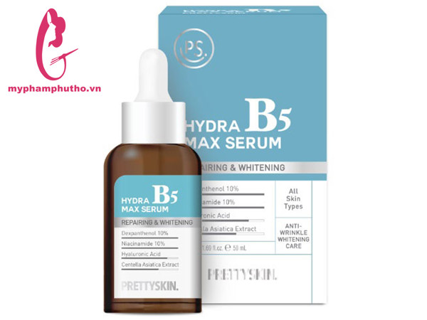 Tinh Chất dưỡng ẩm phục hồi da Hydra B5 max Serum PrettySkin