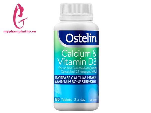 Viên Uống Calcium & Vitamin D3 Ostelin Úc