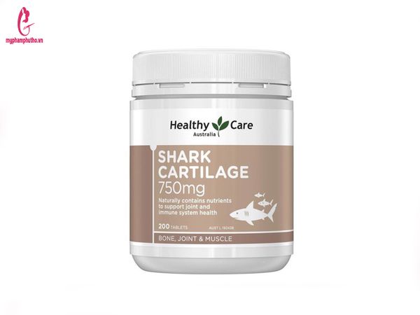 Viên uống sụn cá mập Healthy Care Shark Cartilage 750mg 200 viên