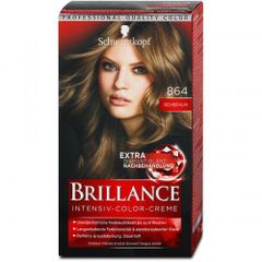 Thuốc nhuộm tóc Schwarzkopf Brillance 864 màu nâu vàng - Đức