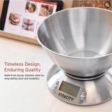 CÂN NHÀ BẾP ETEKCITY - KÈM BOWL ĐỰNG INOX