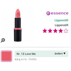 Son Essensial Long last lipstick màu 13 Love me