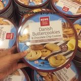 BÁNH QUY BƠ & CHOCOLATE CHIP - REWE BESTE WAHL DANISH BUTTER COOKIES (500gr)