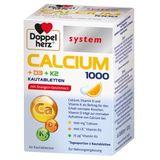 KẸO VIÊN NGẬM CALCIUM +D3 + K2 DOPPEL HERZ VỊ CAM- LỌ 60v