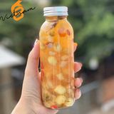 Chai thủy tinh tròn nắp nhôm 300ml