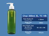 Chai PET vòi bơm 300ml