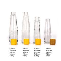 Chai thủy tinh đựng dầu mè, dầu ô liu trong suốt 105ml, 110ml, 210ml, 220ml, 360ml, 420ml, 475ml