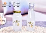 Chai thủy tinh tròn 100ml nắp thiếc