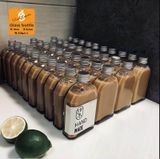 Chai thủy tinh xén vai 250ml nắp nhôm