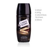 Hũ thủy tinh 435ml có nắp đen màng co nhiệt cho coffee xay