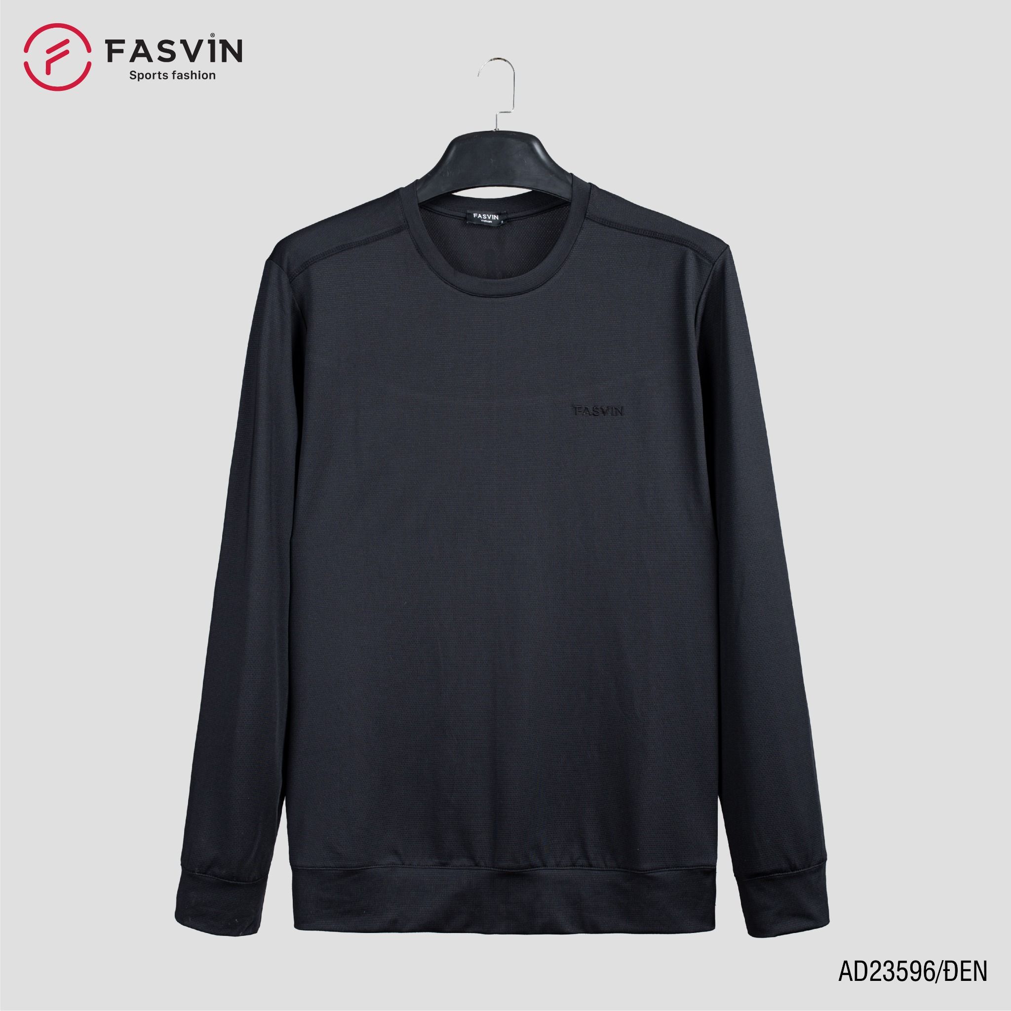 Áo thun dài tay nam Fasvin AD23596 chất vải thể thao mềm mại co giãn hàng đẹp chính hãng