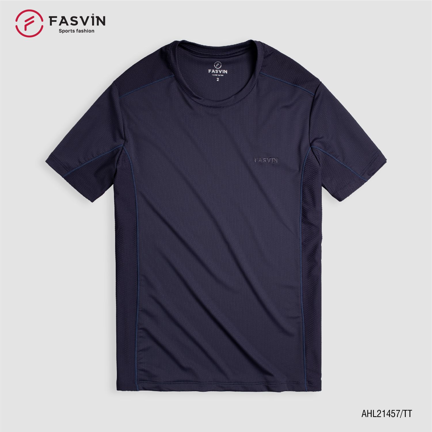 Áo thun thể thao nam Fasvin AHL21457 chất Nylon cao cấp vải mềm mịn thoáng mát thoải mái