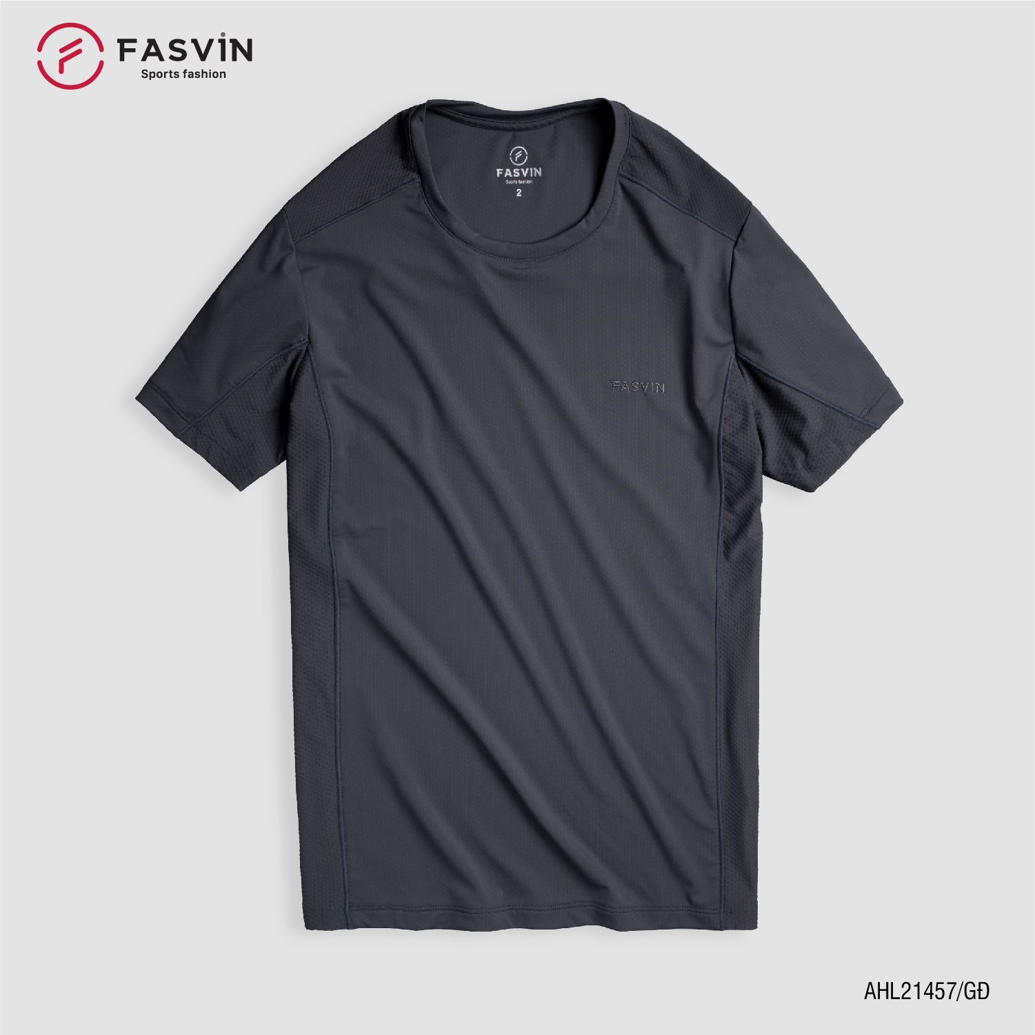 Áo thun thể thao nam Fasvin AHL21457 chất Nylon cao cấp vải mềm mịn thoáng mát thoải mái