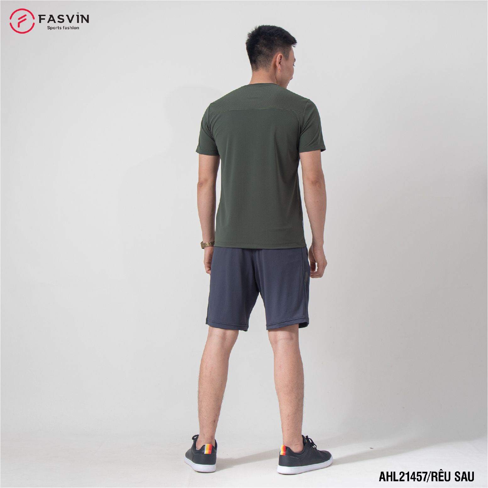 Áo thun thể thao nam Fasvin AHL21457 chất Nylon cao cấp vải mềm mịn thoáng mát thoải mái