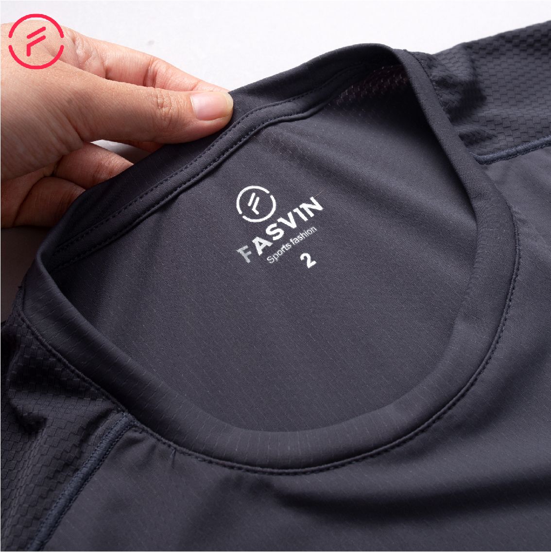 Áo thun thể thao nam Fasvin AHL21457 chất Nylon cao cấp vải mềm mịn thoáng mát thoải mái