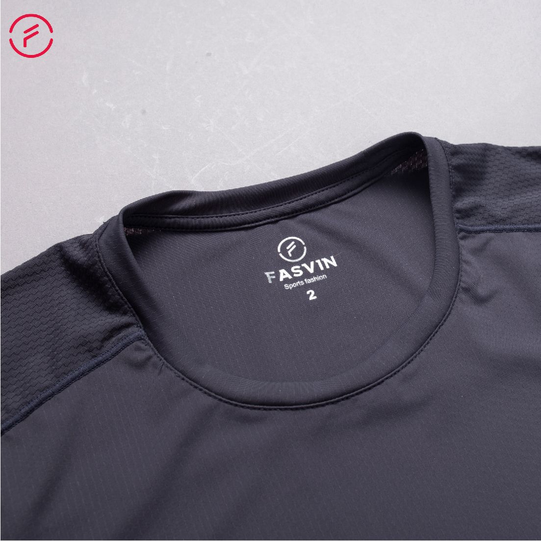 Áo thun thể thao nam Fasvin AHL21457 chất Nylon cao cấp vải mềm mịn thoáng mát thoải mái