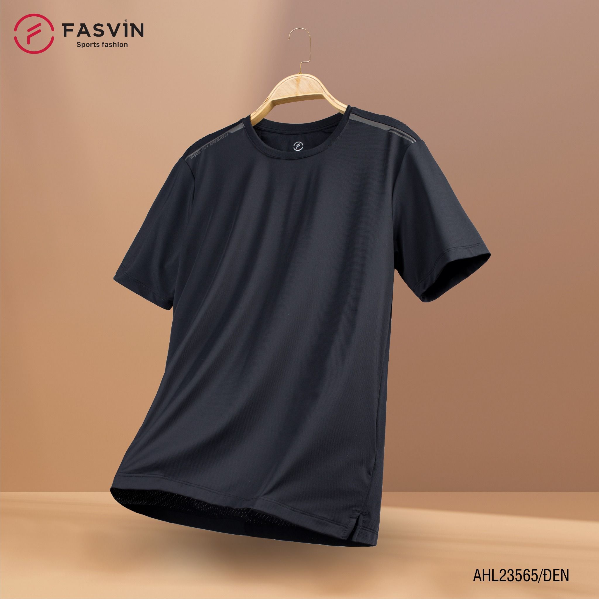 Áo thun thể thao nam Fasvin AHL23565 chất Nylon cao cấp vải mềm mịn thoáng mát thoải mái