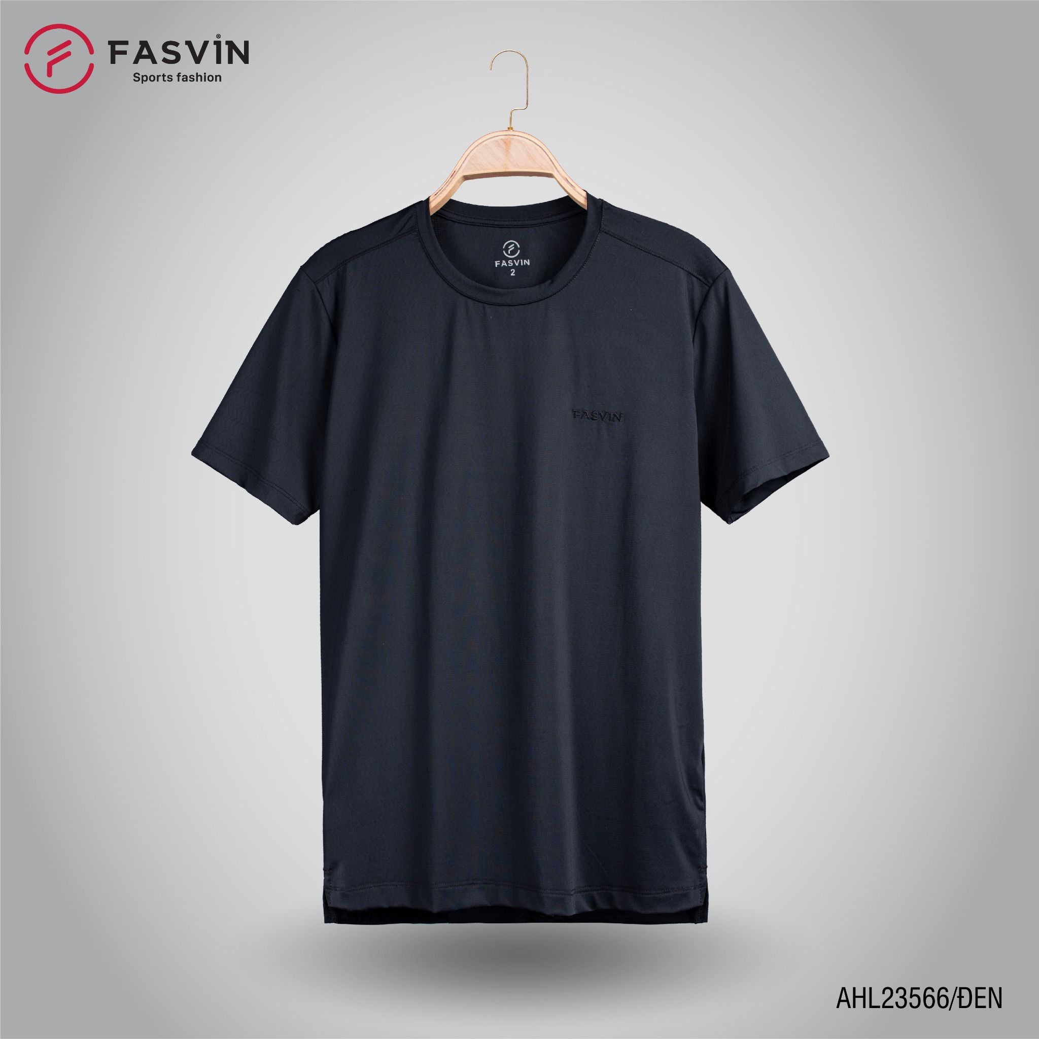 Áo thun thể thao nam Fasvin AHL23566 chất Nylon cao cấp vải mềm mịn thoáng mát thoải mái