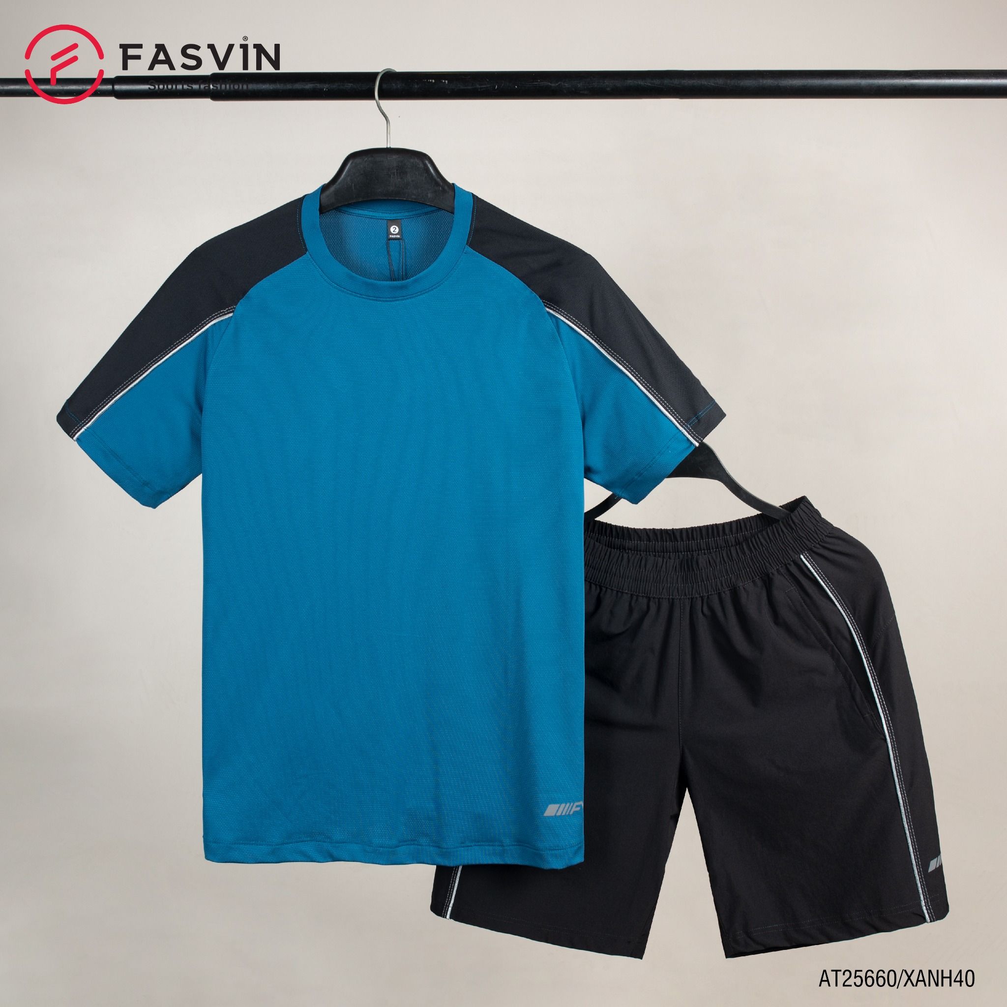 Bộ Quần ÁoThể Thao Nam FASVIN AT25660 Chất Coolmax Hàng Nhà Máy Chất Liệu tốt Phom Dáng Đẹp