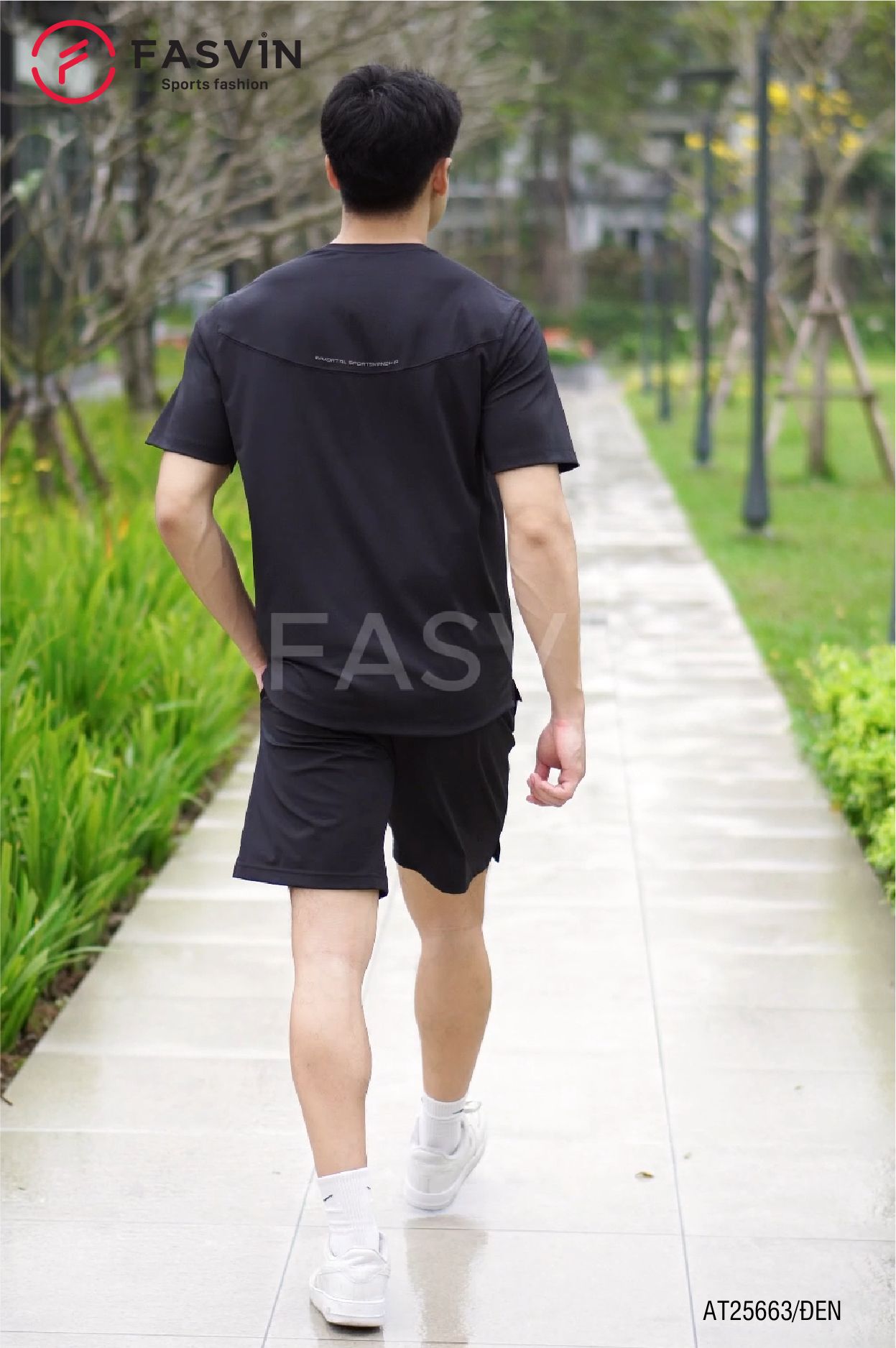 Bộ Quần Áo Thể Thao Nam Polo FASVIN AT25663 Mềm mại co giãn thoáng mát