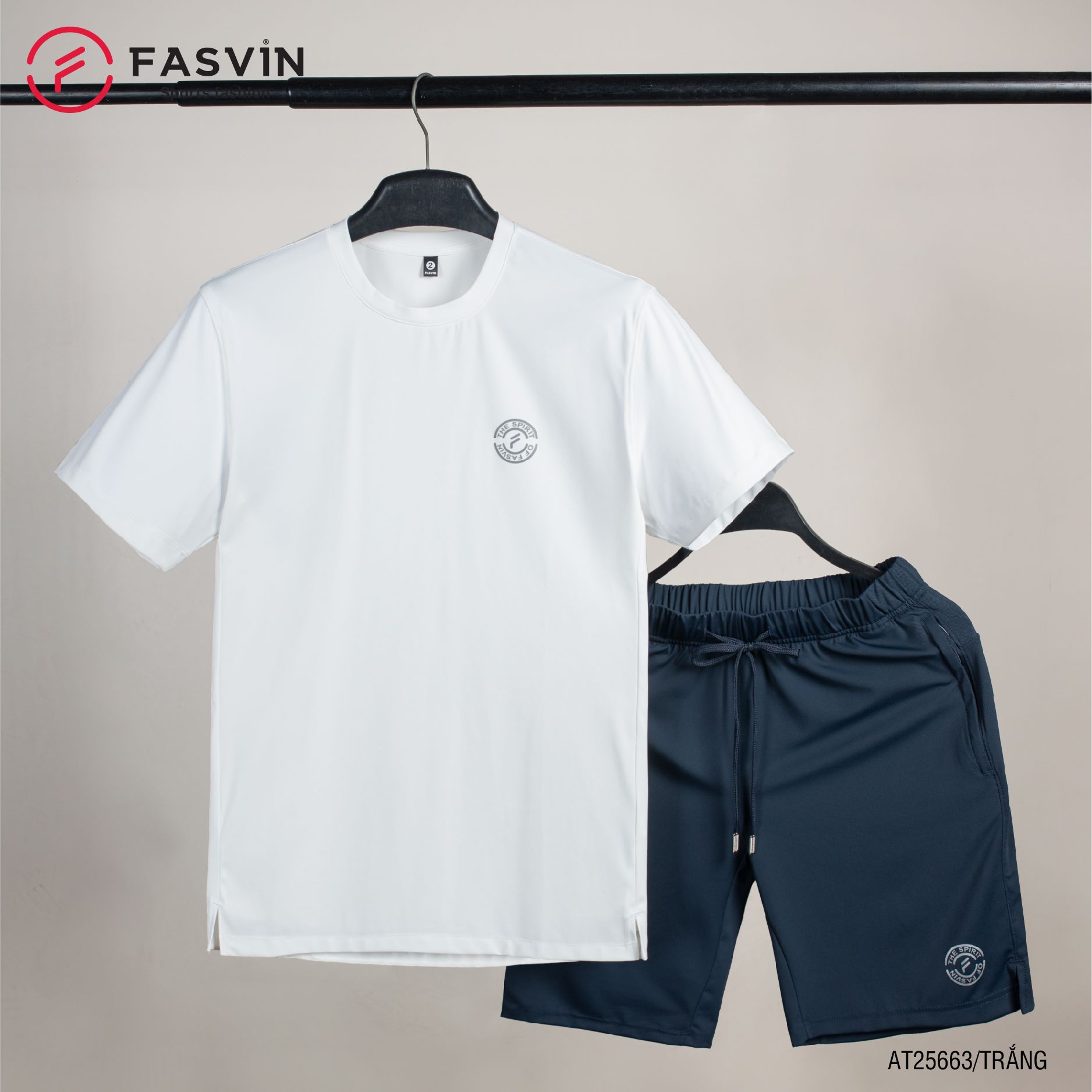 Bộ Quần Áo Thể Thao Nam Polo FASVIN AT25663 Mềm mại co giãn thoáng mát