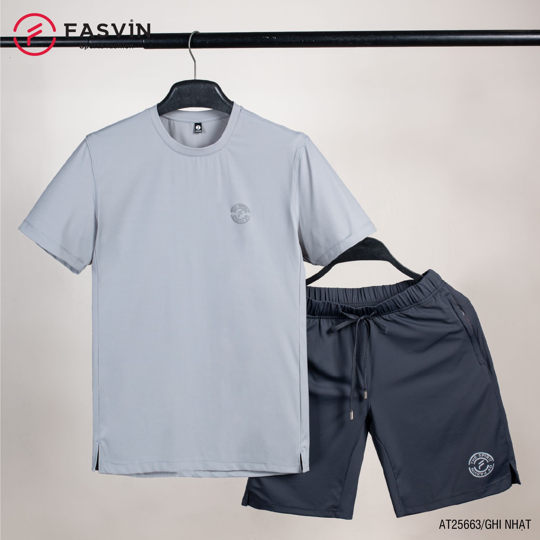 Bộ Quần Áo Thể Thao Nam Polo FASVIN AT25663 Mềm mại co giãn thoáng mát