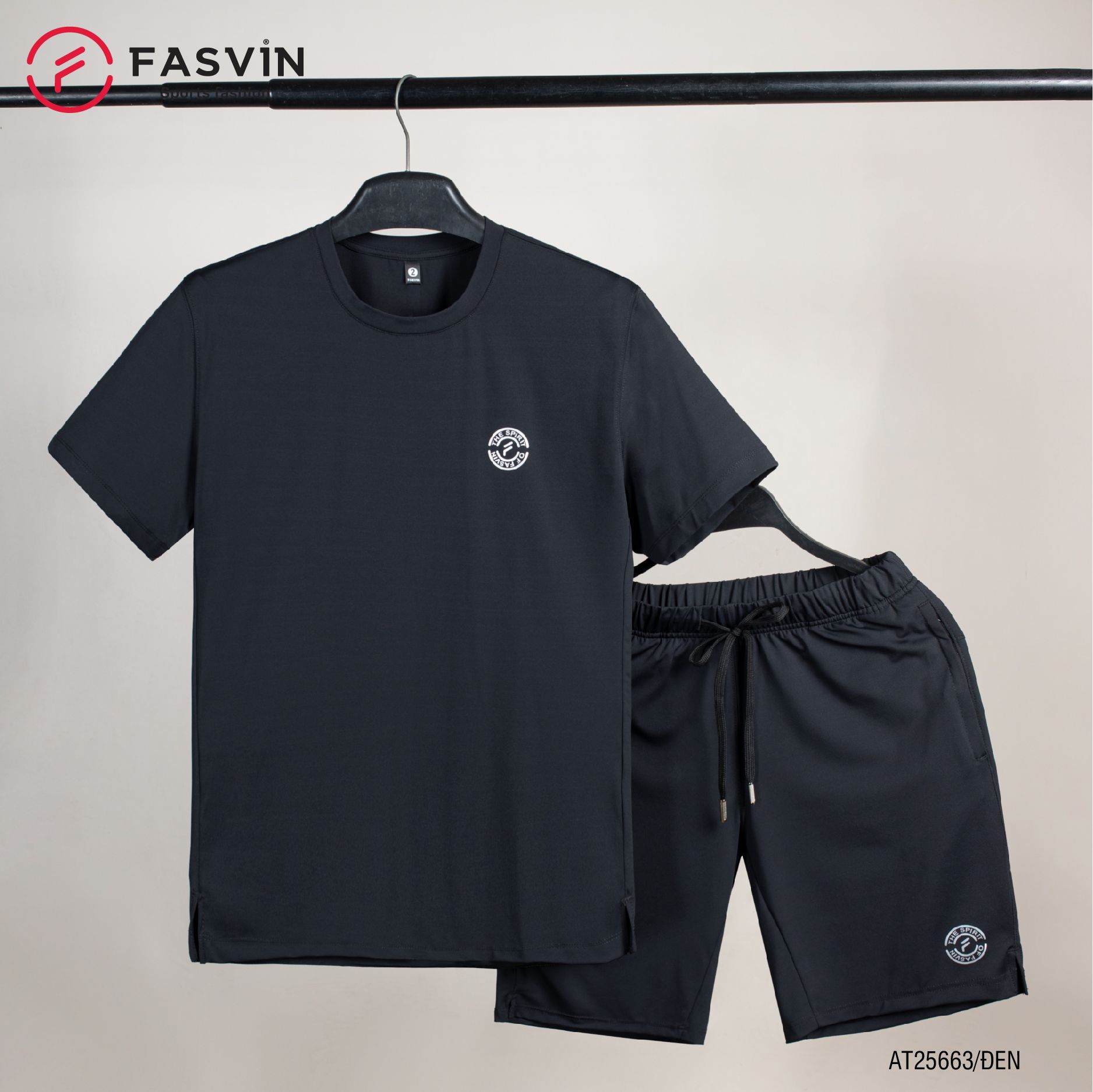 Bộ Quần Áo Thể Thao Nam Polo FASVIN AT25663 Mềm mại co giãn thoáng mát