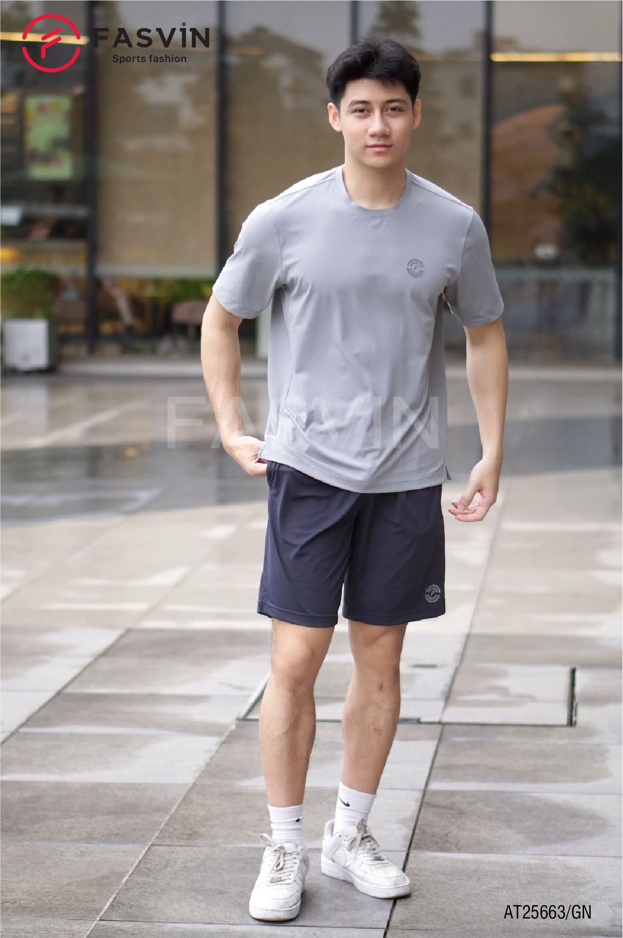 Bộ Quần Áo Thể Thao Nam Polo FASVIN AT25663 Mềm mại co giãn thoáng mát