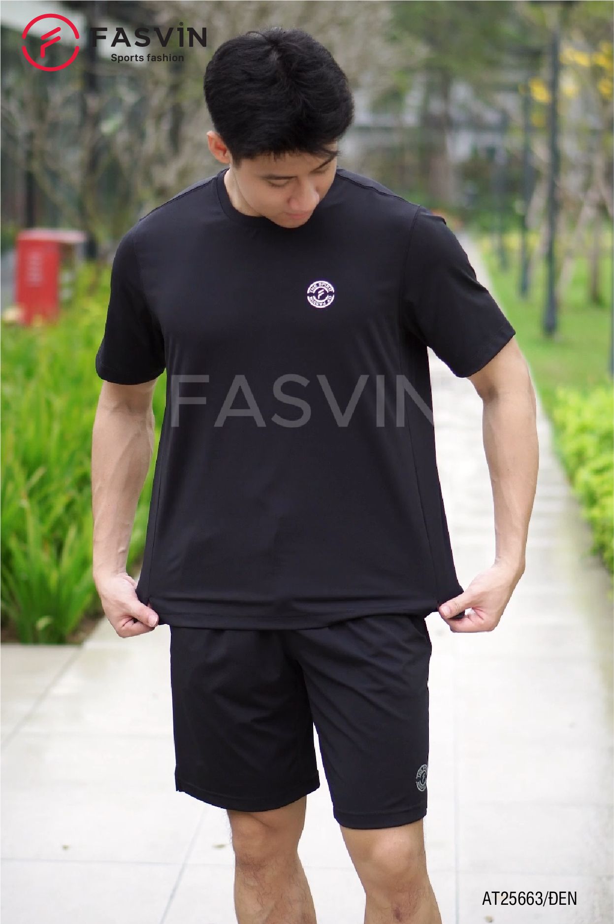 Bộ Quần Áo Thể Thao Nam Polo FASVIN AT25663 Mềm mại co giãn thoáng mát