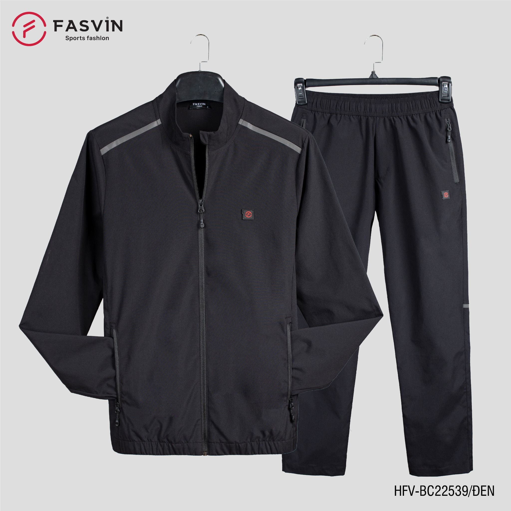 Bộ gió nam FASVIN vải thể thao cao cấp hàng chính hãng BC22539