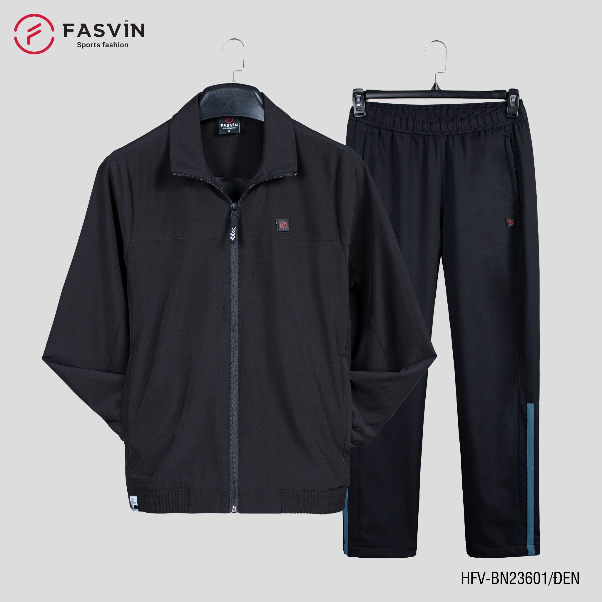 Bộ quần áo gió nữ 2 lớp FASVIN BN23601 vải thể thao cao cấp 02 lớp hàng chính hãng