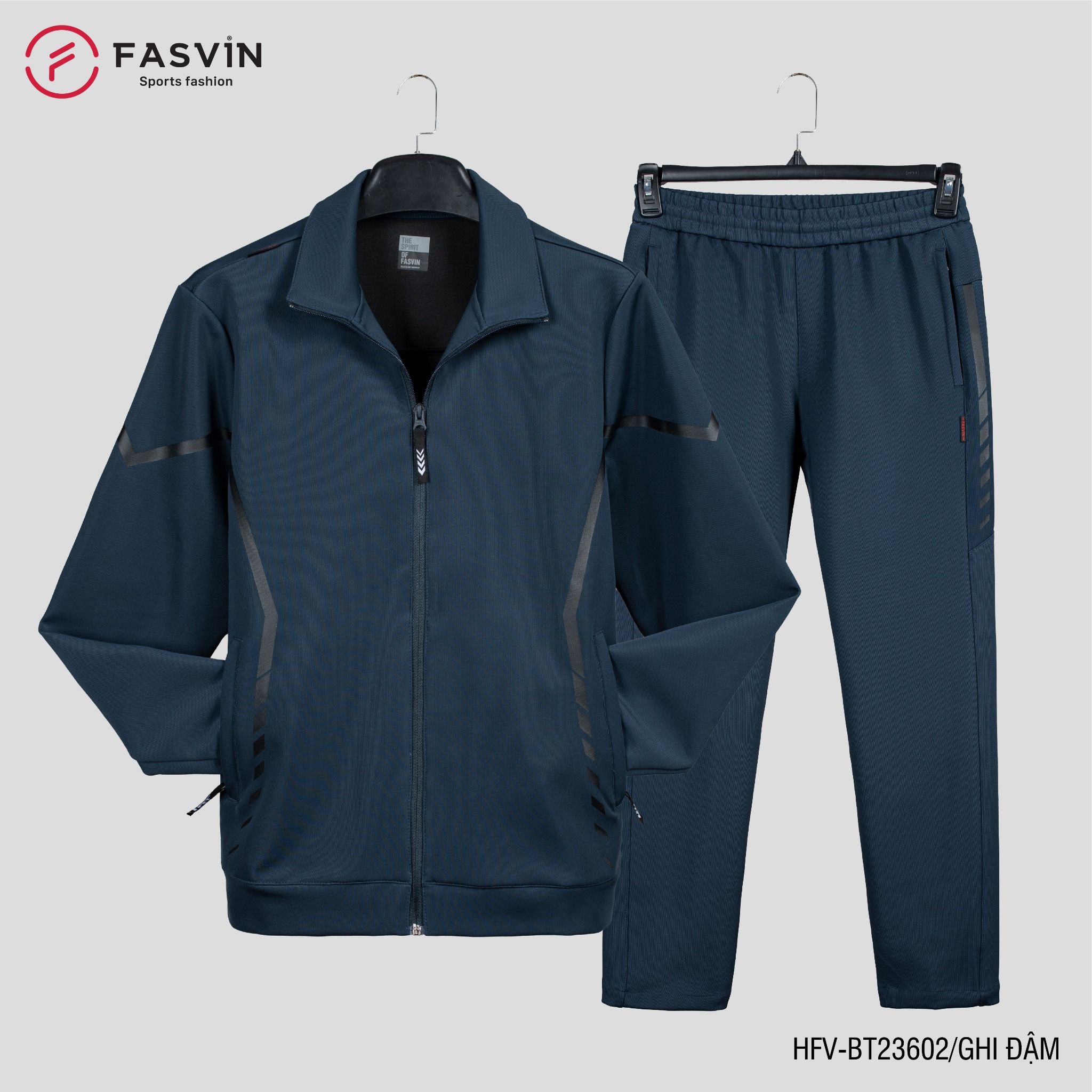 Bộ Quần Áo Thể Thao Nam Fasvin BT23602 Vải Thun 01 Lớp Cao Cấp Co Giãn Thoải Mái