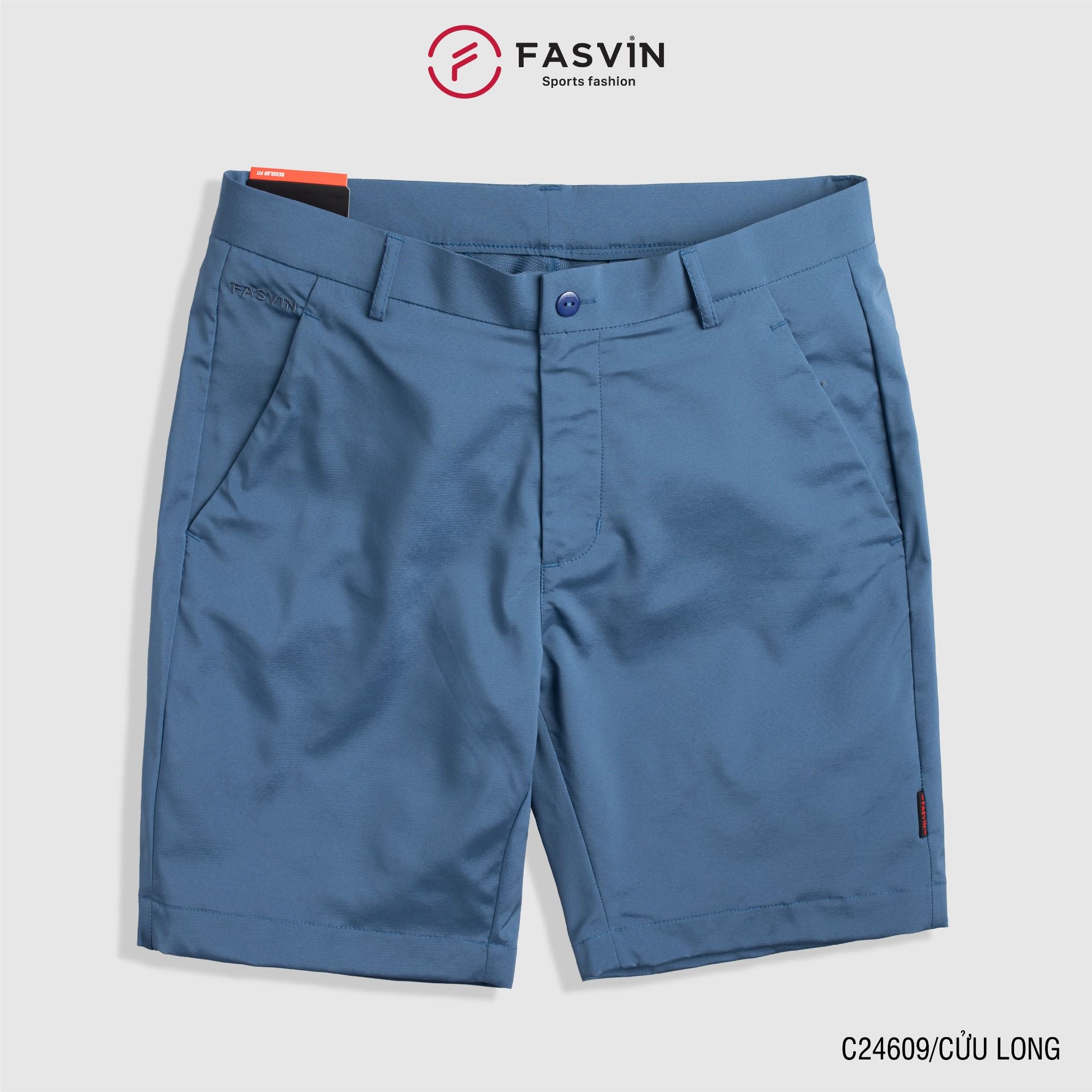 Quần Lửng Nam Fasvin C24609 Vải Gió Chun Dầy Dặn, Nhẹ, Mát, Đứng Dáng Tiện Dụng Dạo Phố Hay Mặc Nhà