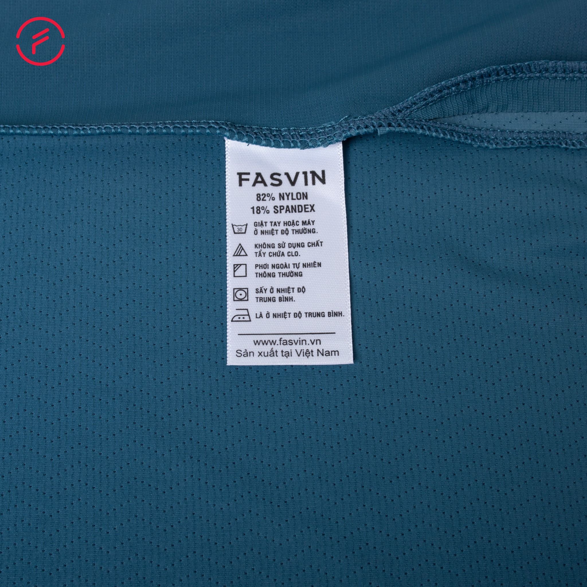 Áo thun thể thao nam Fasvin AHL23565 chất Nylon cao cấp vải mềm mịn thoáng mát thoải mái