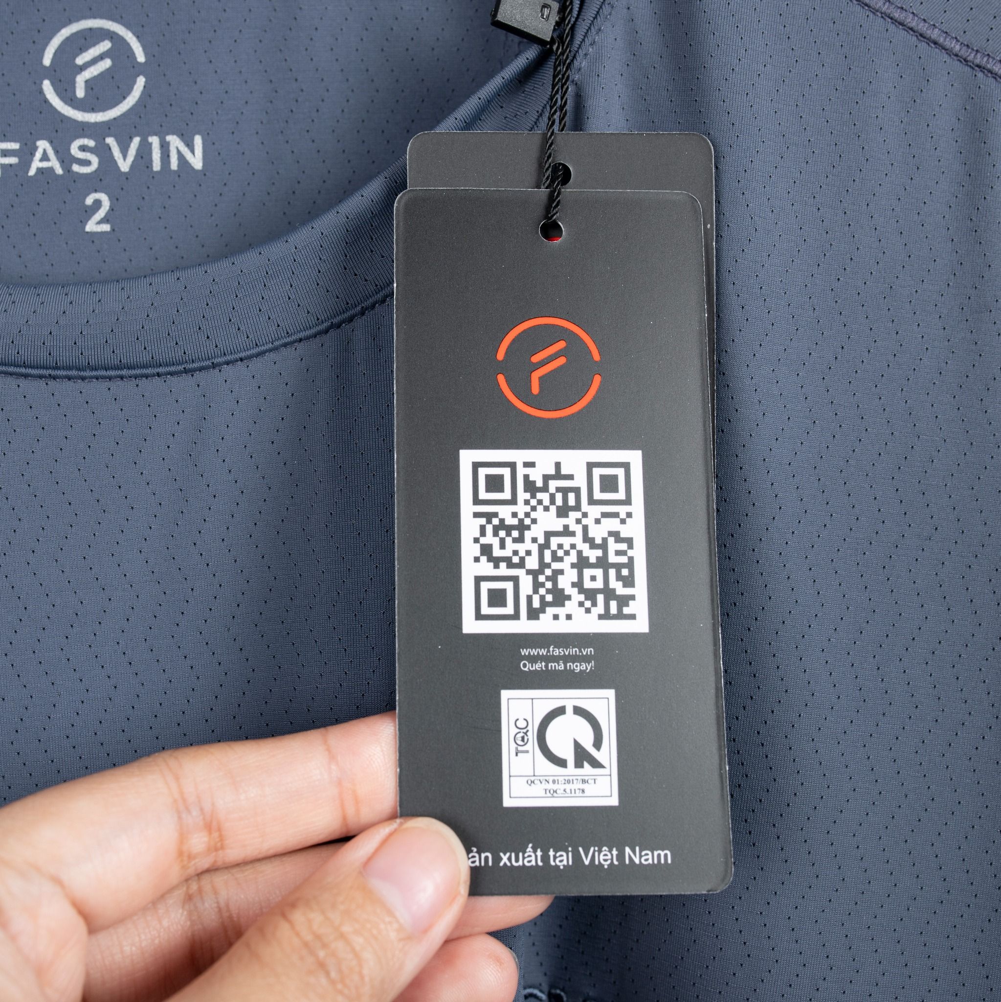 Áo thun thể thao nam Fasvin AHL23566 chất Nylon cao cấp vải mềm mịn thoáng mát thoải mái
