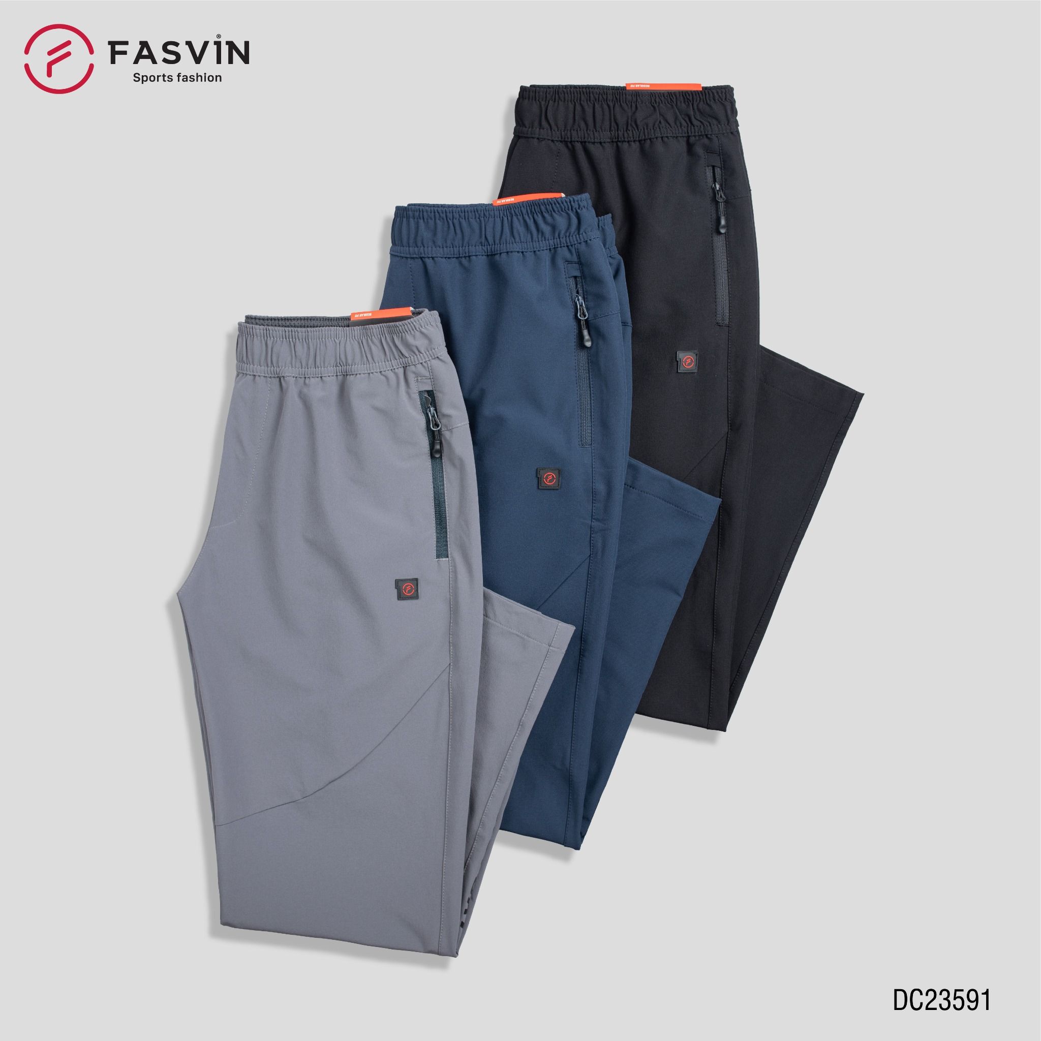 Quần Gió Nam FASVIN DC23591 01 Lớp Chất Vải Và Phom Dáng Đẹp phù hợp đi chơi thể thao hay mặc nhà