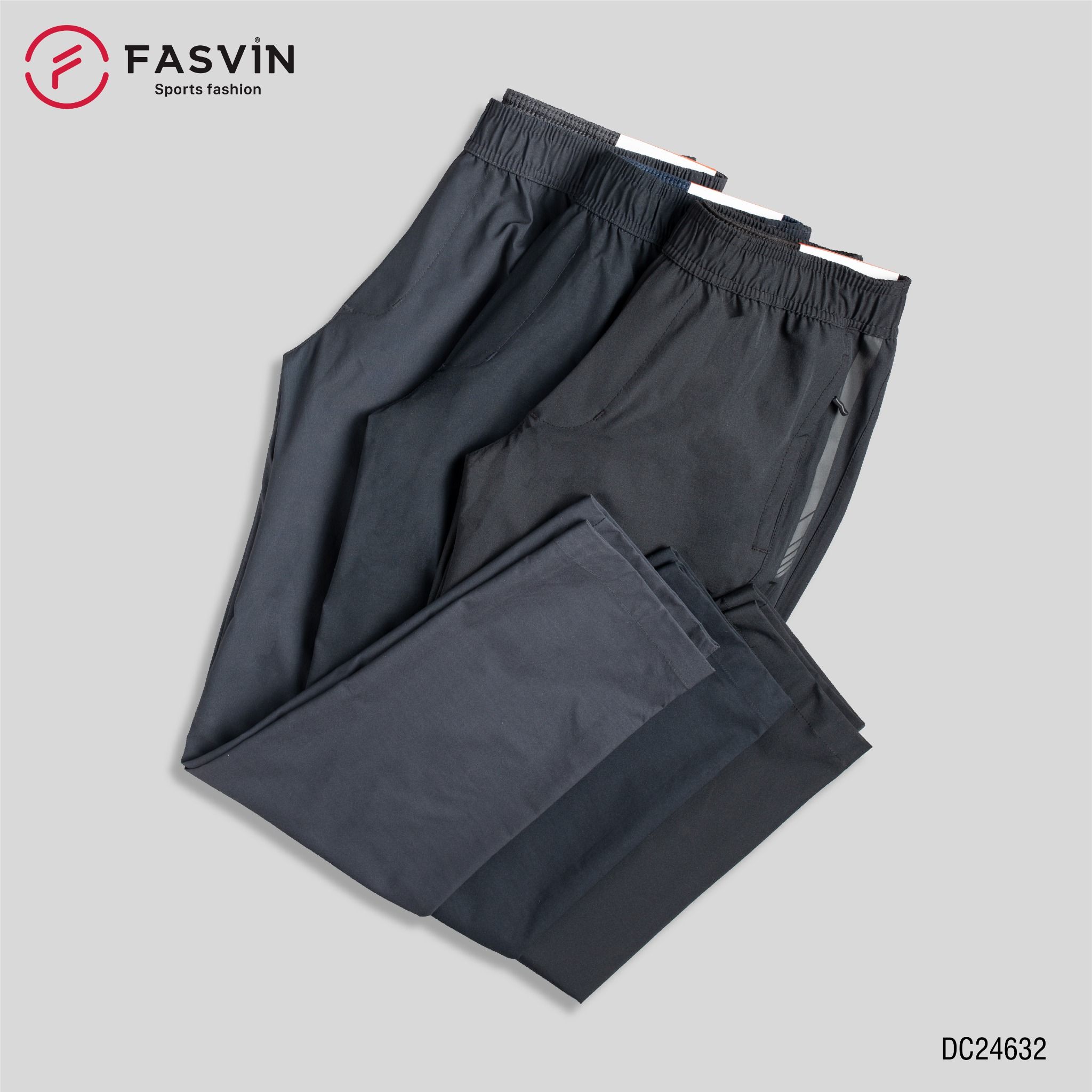 Quần Gió Nam Thể Thao 01 Lớp FASVIN DC24632 Vải Đẹp Hàng Nhà Máy Chất Lượng Dùng Khi Thể Thao Hay Mặc Nhà