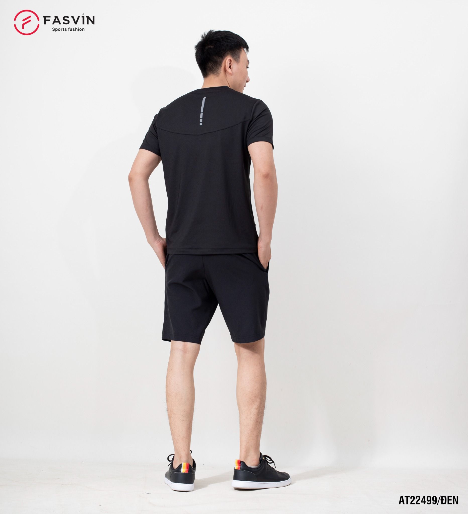 Bộ quần áo thể thao nam FASVIN AT22499 chất vải mềm nhẹ co giãn thoải mái
