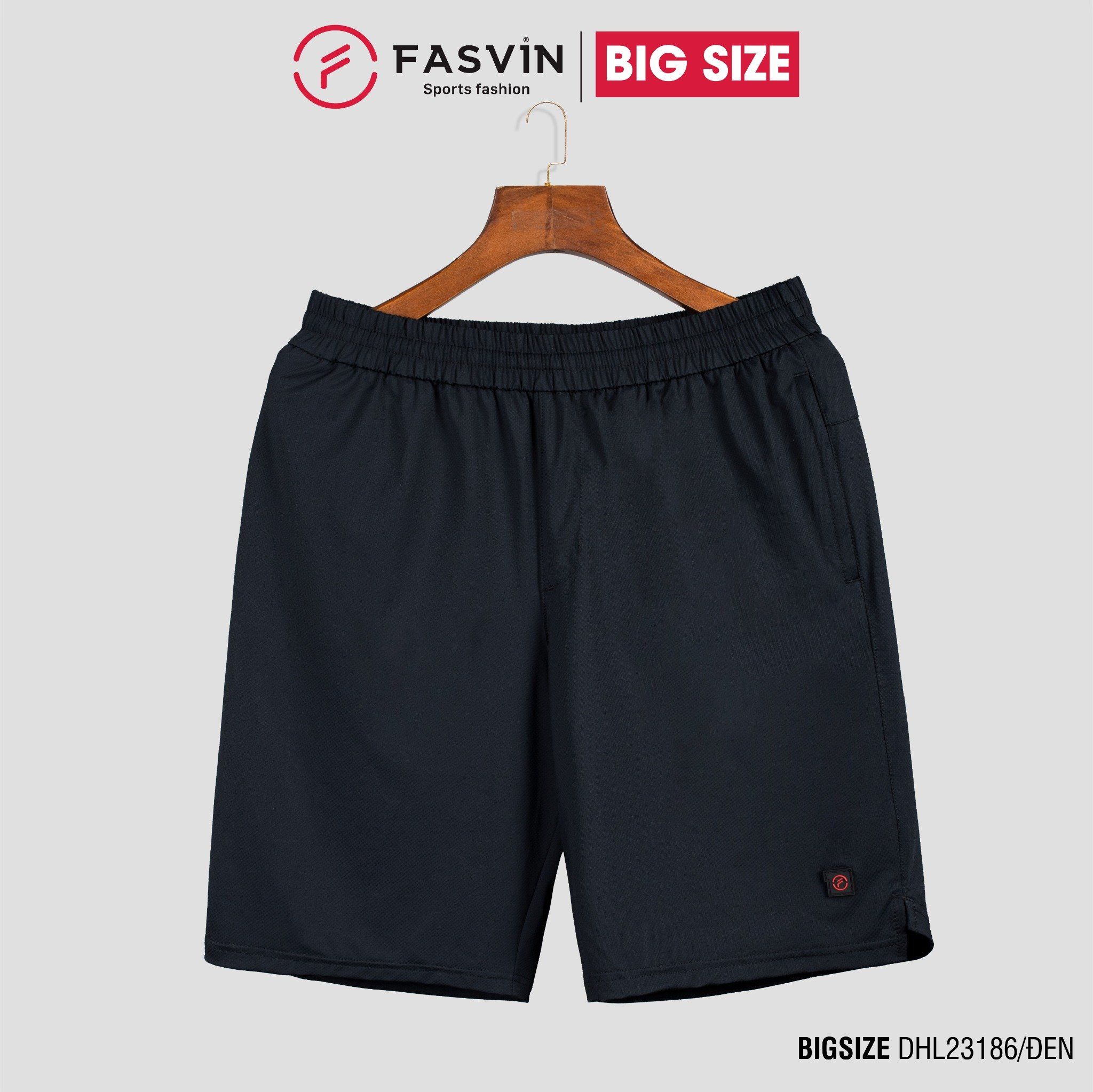 Quần Short Nam Bigsize Thun Lạnh Cao Cấp FASVIN DHL23186 Hàng Nhà Máy Chất Lượng Đặc Biệt