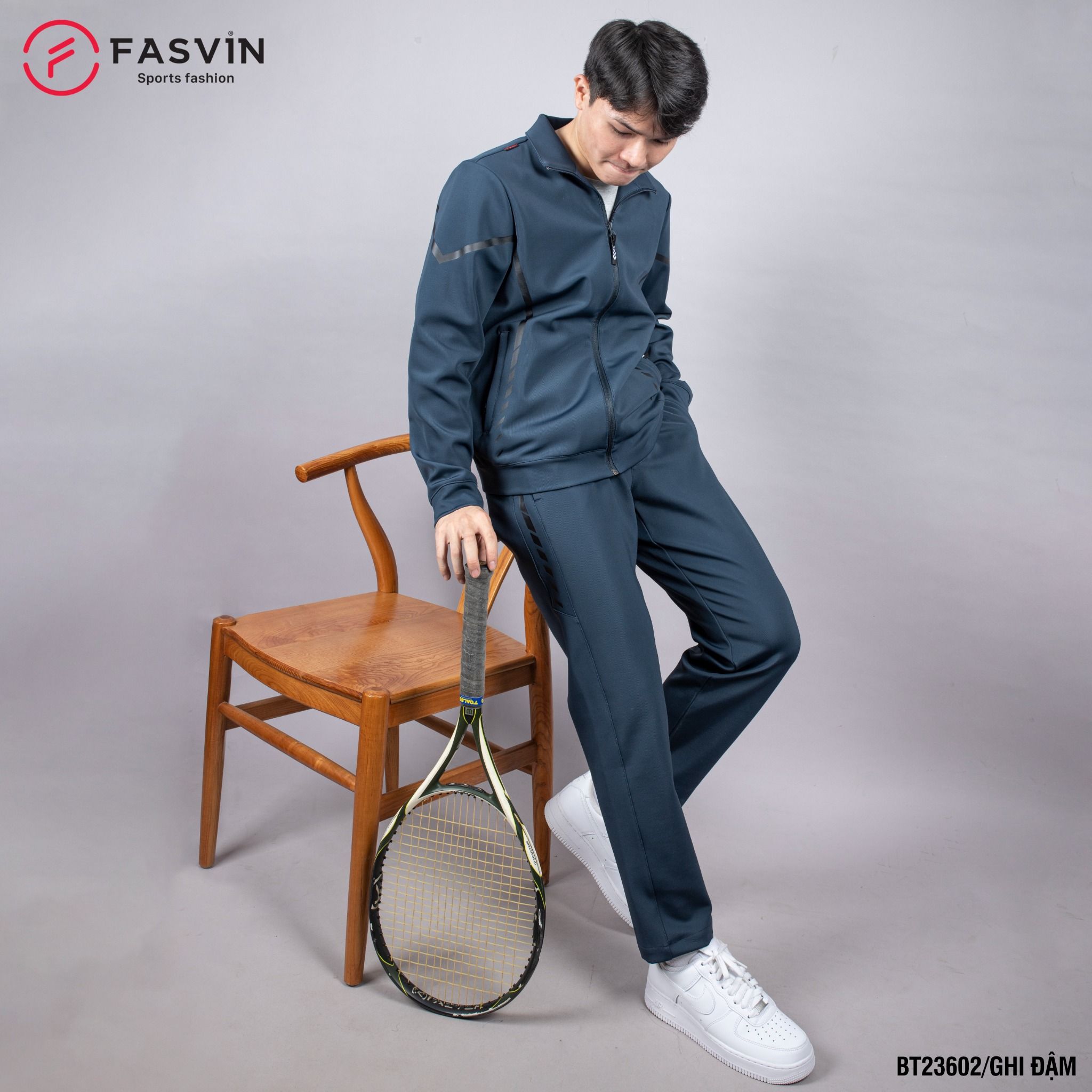 Bộ Quần Áo Thể Thao Nam Fasvin BT23602 Vải Thun 01 Lớp Cao Cấp Co Giãn Thoải Mái