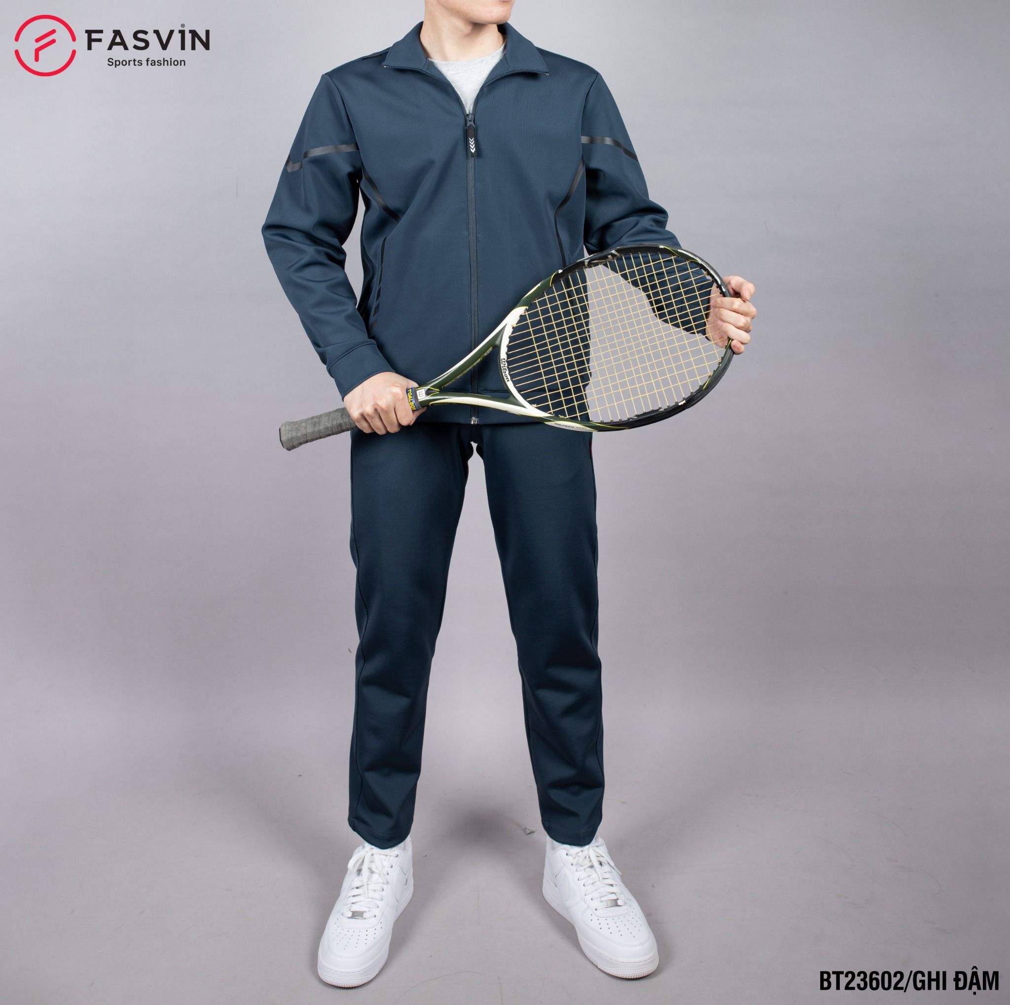 Bộ Quần Áo Thể Thao Nam Fasvin BT23602 Vải Thun 01 Lớp Cao Cấp Co Giãn Thoải Mái