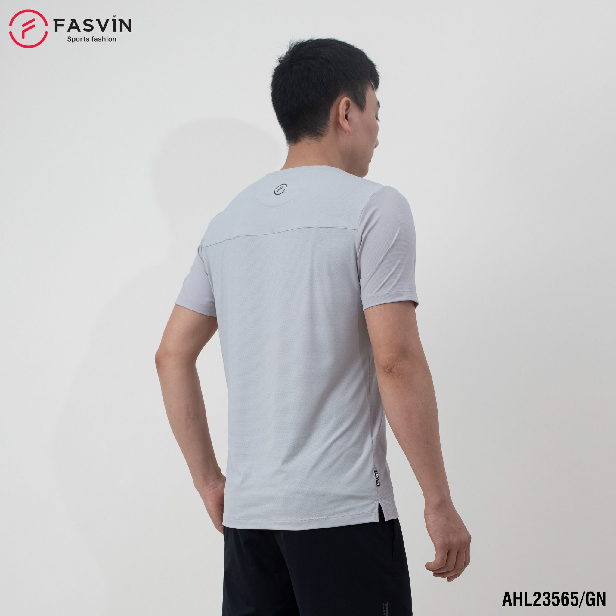 Áo thun thể thao nam Fasvin AHL23565 chất Nylon cao cấp vải mềm mịn thoáng mát thoải mái