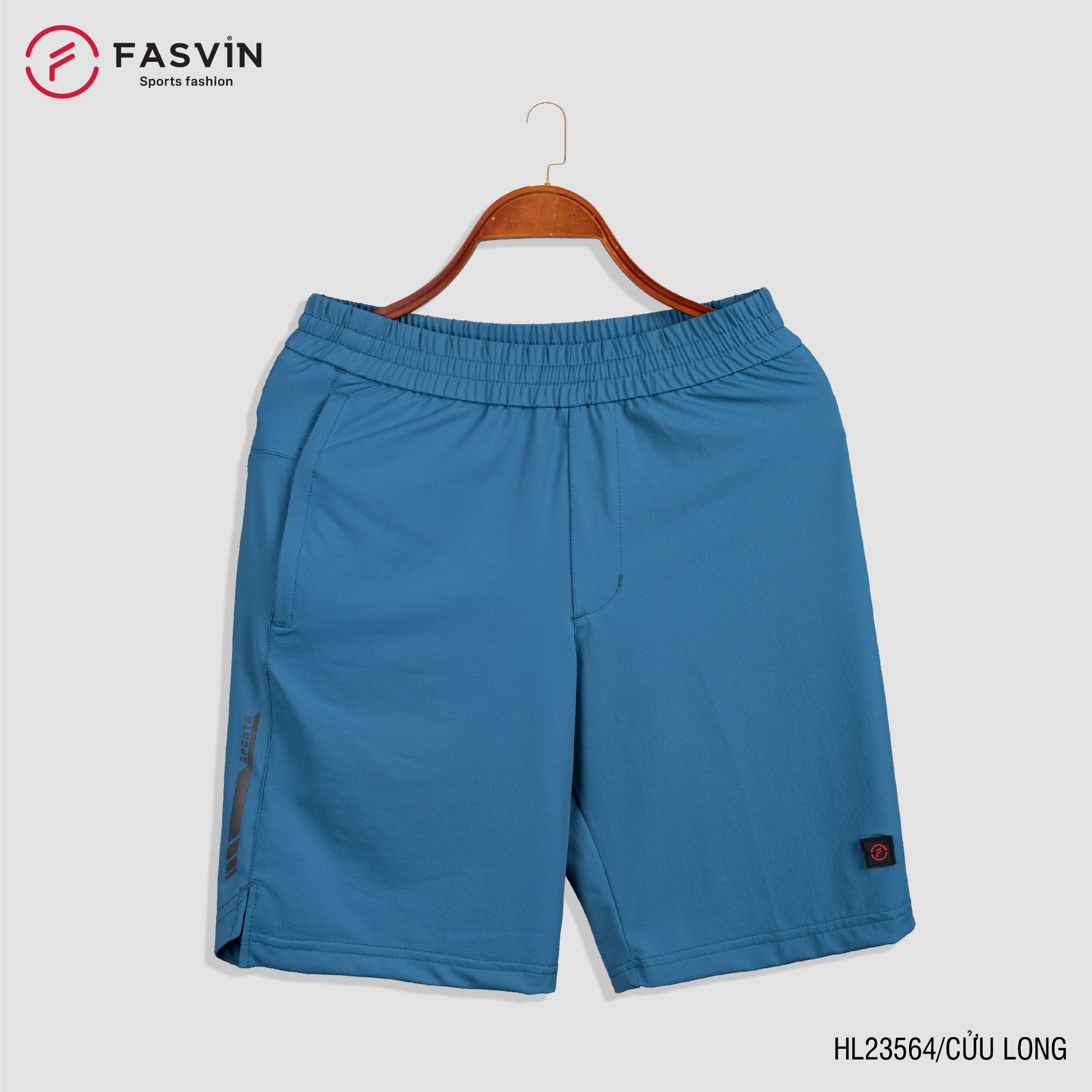 Quần short thể thao nam Fasvin HL23564 chất liệu cao cấp mềm mịn, không nhăn co giãn thoải mái